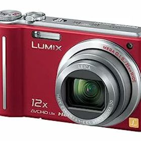 【中古】パナソニック デジタルカメラ LUMIX1010万画素 光学12倍ズーム(レッド)DMCTZ7R DMC-TZ7-R