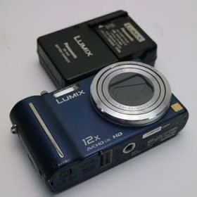 【中古】パナソニック デジタルカメラ LUMIX1010万画素 光学12倍ズーム(ブルー)DMCTZ7A DMC-TZ7-A