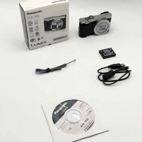 【中古 動作確認済】パナソニック デジタルカメラ ルミックス TZ70 光学30倍 シルバー DMC-TZ70-S カメラ デジカメ 入学式 入園式 卒業式 卒園式 歓迎会 送迎会 自撮り セルフィー 花見 旅行 ブラブラ 思い出 想い出 日常 Vlog カメラ男子 カメラ女子