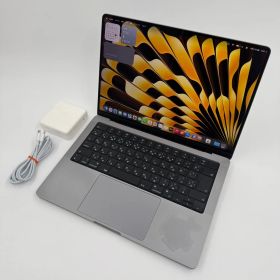 【送料無料】Apple MacBook Pro 14(2021, A2442) M1 Max / RAM 64GB / SSD 1TB / スペースグレー / 充放電回数 : 364 [MC163]