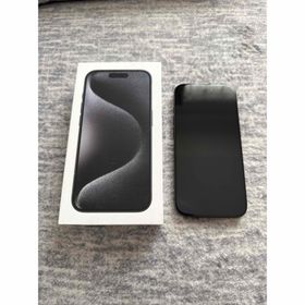 アップル(Apple)のアップル iPhone15 Pro 128GB ブラックチタニウム(スマートフォン本体)