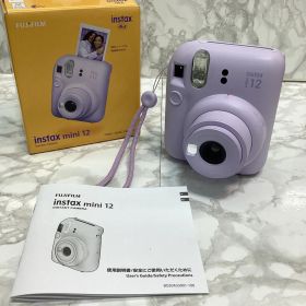 【中古・美品】FUJIFILM チェキ instax mini 12 ライラックパープル