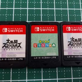 ジャンク品 スマブラ２枚 あつ森１枚