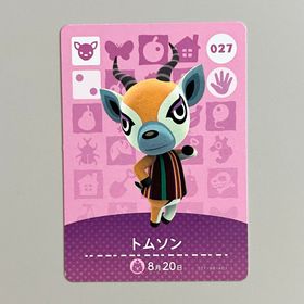 ニンテンドウ(任天堂)のどうぶつの森ａｍｉｉｂｏカード 第１弾 トムソン(Box/デッキ/パック)