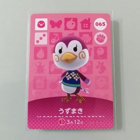 ニンテンドースイッチ(Nintendo Switch)のamiiboカード あつ森 065 うずまき ◇白かけあり(その他)
