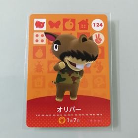 ニンテンドースイッチ(Nintendo Switch)のamiiboカード あつ森 124 オリバー ◇白かけあり(その他)