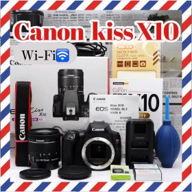 Wi-Fi搭載❤️Canon EOS Kiss X10❤️高性能レンズセット✨カメラ