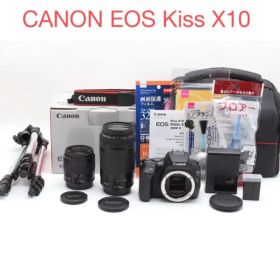 CANON EOS Kiss X10標準&望遠ダブルレンズセット