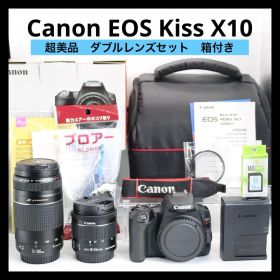 超美品 【Canon EOS Kiss X10 ダブルレンズセット】