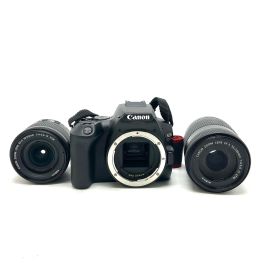 【全額返金保証】【最速発送】Canon デジタル一眼 EOS Kiss X10 ダブルズームキット ブラック 美品 動作確認済