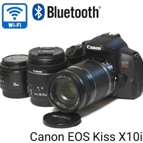 【Canon】EOS Kiss X10i トリプルレンズセット★Wi-Fi搭載★