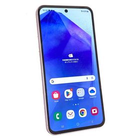 中古 samsung Galaxy A55 5G 128GB オーサムライラック SC-53E ※ネットワーク利用制限あります