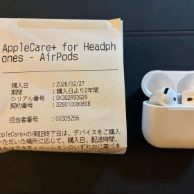 AirPods 4 アクティブノイズキャンセリング AppleCare +付き