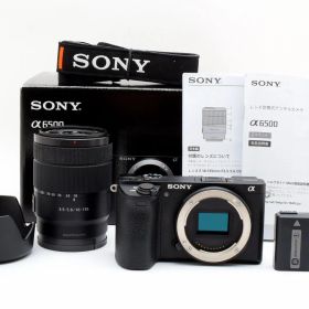 ★良品★ ソニー SONY α6500 高倍率ズームレンズキット ILCE-6500M 《ショット数50154回・元箱付・付属品多数》 動作品 #A603041