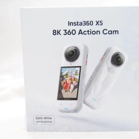 ★極上美品 希少 Insta360 X5 8K Satin White Limited Edition CINSAAHA-X532★