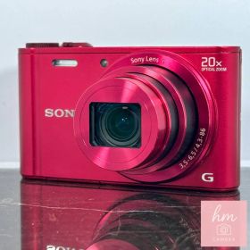 SONY Cyber-shot DSC-WX300 レッド コンパクトデジタルカメラ 1820万画素 光学20倍ズーム 広角25mm Exmor R Wi-Fi ソニー
