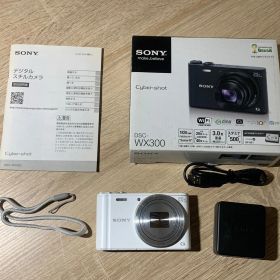 9841 Sony Cyber-shot DSC-WX300 ホワイト デジカメ ジャンク品【コ】