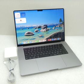 【中古 Aランク】Apple MacBook Pro 16インチ 2023 スペースグレイ M2 Max GPU30コア メモリ32GB SSD512GB Tahoe 日本語キーボード A2780 ノートパソコン 充放電115回