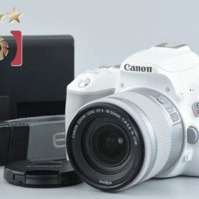 【中古】Canon キヤノン EOS Kiss X9 EF-S 18-55 IS STM レンズキット ホワイト