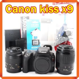 Canon EOS kiss x9 一眼レフカメラ スマホ転送 ダブルレンズ