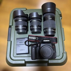 ⚠️GW限定バッグ付き⚠️ Canon EOS Kiss X9i レンズ3本セット他