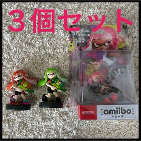 ニンテンドースイッチ(Nintendo Switch)のamiibo スプラトゥーン ガール ネオンピンク 新品 オレンジ グリーン(その他)