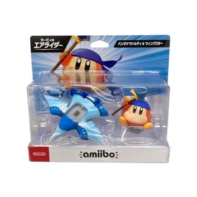美品 Nintendo カービィのエアライダー amiibo アミーボ バンダナワドルディ&ウィングスター 周辺機器 ゲーム付属品(その他)