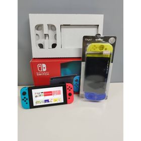 【美品】Nintendo Switch 本体 HAC-001(-01)カバーつき(家庭用ゲーム機本体)