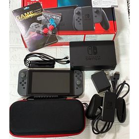 ニンテンドースイッチ(Nintendo Switch)のニンテンドースイッチ 本体 ケース 付属品完備 グレー HAD-S-KAAAA(家庭用ゲーム機本体)