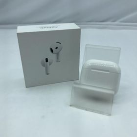 アップル(Apple)の【中古】Apple AirPods 4 A3055 MXP93J/A ワイヤレスイヤホン ホワイト アクティブノイズキャンセリング 2024年[19][240019529162](ヘッドフォン/イヤフォン)