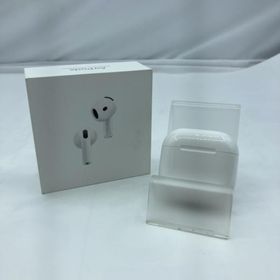 アップル(Apple)の【中古】Apple AirPods 4 A3055 MXP93J/A ワイヤレスイヤホン ホワイト アクティブノイズキャンセリング 2024年[19][240019529163](ヘッドフォン/イヤフォン)