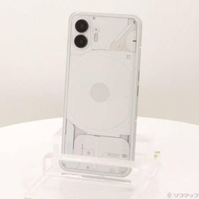 〔中古〕Nothing（ナッシング） 〔展示品〕 Phone(2) 256GB ホワイト A10400033 SIMフリー〔262-ud〕