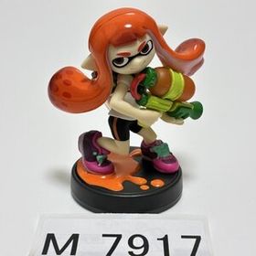 M7917 ●中古 美品 即決●amiibo ガール (アミーボ スプラトゥーン オレンジ イカガール) ●Splatoon / Inkling Girl