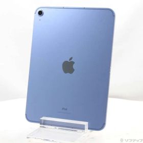ソフマップ 〔中古品〕 iPad 第10世代 64GB ブルー MQ6K3J／A SIMフリー【258】