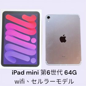 送料込◾︎極美品◾︎iPad mini 第6世代 64G Wi-Fi セルラーモデル