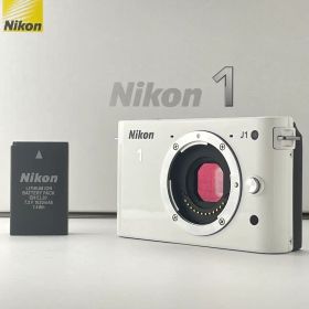 【訳あり・美品】Nikon1 J1 ホワイト ボディ