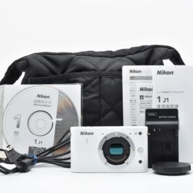 超美品 ニコン 1 J1 ミラーレスデジタルカメラボディ ホワイト Nikon