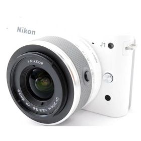 ミラーレス一眼 ニコン Nikon 1 J1 ホワイト レンズキット 中古 美品 新品SDカード付き 届いてすぐに使える コンパクト