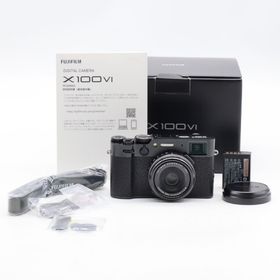 FUJIFILM X100VI ブラック ショット数 7063回 複数言語(コンパクトデジタルカメラ)