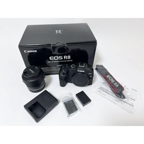 キヤノン(Canon)のCanon キャノン ミラーレス一眼カメラ EOS R8 RF24-50ｍｍ F4-5-6.3 IS STM KIT ブラック 5803C011 美品(ミラーレス一眼)