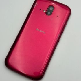 【中古B】らくらくスマートフォン F-52B ピンク SIMフリー 白ロム