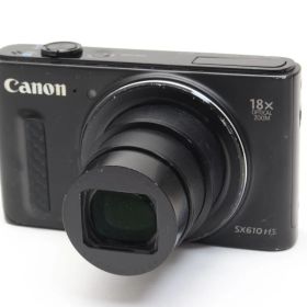 D (ジャンク) Canon キヤノン PowerShot SX610 HS ブラック 返品不可 3-155