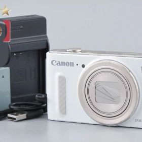 【中古】Canon キヤノン PowerShot SX610 HS ホワイト コンパクトデジタルカメラ