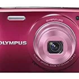 【中古】OLYMPUS デジタルカメラ VH-210 レッド 1400万画素 光学5倍ズーム DIS ハイビジョンムービー 3.0型LCD 広角26mm 3Dフォト機能 VH-210 RED