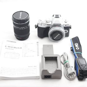 OLYMPUS ミラーレス一眼 OM-D E-M10 MarkIII EZダブルズームキット シルバー