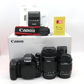 Canon デジタル一眼レフカメラ EOS 80D ダブルズームキット EF-S18-55 IS STM/EF-S55-250 IS STM付属 EOS80D-WKIT