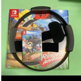 【お得】リングフィットアドベンチャー 箱、ソフト、リング、バンド(家庭用ゲームソフト)