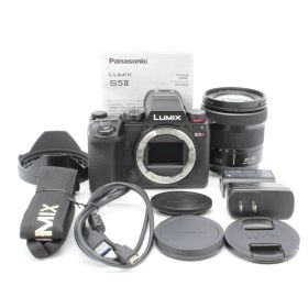 【シャッター回数12,956枚】Panasonic DC-S5M2K 標準ズームレンズキット ブラック フルサイズミラーレス一眼カメラ