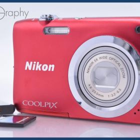 【動作保証】 ニコン Nikon COOLPIX A100 5x バッテリー付属 同梱無料 #am5123
