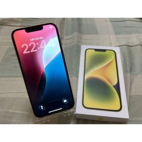 アイフォーン(iPhone)のiPhone14 128GB イエロー SIMフリー ジャンク(スマートフォン本体)